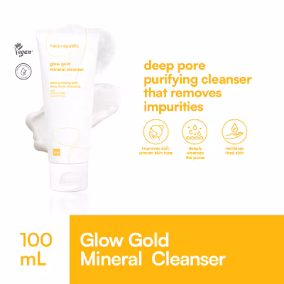 FACE REPUBLIC - Gold Mineral Cleanser 100ml image